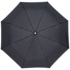 Зонт складной Gear, черный с темно-серым, , 