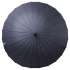 Зонт-трость Ella, темно-синий, , купол - эпонж, 190t; ручка - натуральная кожа