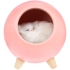 Беспроводная лампа-колонка Right Meow, розовая, , пластик