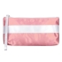 Пенал-косметичка Unit Weekender, розовый с белым, , полиэстер, 300d