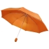 Складной зонт «Тюльпан», оранжевый, , купол - эпонж, 190т; ручка - пластик; рама - металл; спицы - стеклопластик; упаковка - пвх