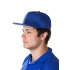 Бейсболка Unit Snapback с прямым козырьком, ярко-синяя, , 