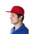 Бейсболка Unit Snapback с прямым козырьком, красная, , хлопок 100%, плотность 340 г/м²