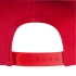 Бейсболка Unit Snapback с прямым козырьком, красная, , хлопок 100%, плотность 340 г/м²