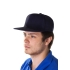 Бейсболка Unit Snapback с прямым козырьком, темно-синяя, , хлопок 100%, плотность 340 г/м²