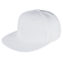 Бейсболка Unit Snapback с прямым козырьком, белая, , 