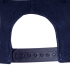 Бейсболка Unit Snapback с прямым козырьком, темно-синяя, , хлопок 100%, плотность 340 г/м²