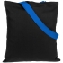 Набор Velours Bag, черный с синим, , хлопок, полиэстер, пластик, искусственная кожа