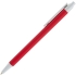 Набор Flat Mini, красный, , ежедневник - искусственная кожа, покрытие софт-тач; ручка - металл, пластик, покрытие софт-тач