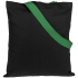 Набор Velours Bag, черный с зеленым, , хлопок, полиэстер, пластик, искусственная кожа
