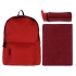 Набор Active, красный, , рюкзак - полиэстер, 600 d; бутылка - металл; пластик; полотенце - хлопок 100%, плотность 450 г/м²