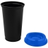 Набор Take Part, черный с синим, , сумка - хлопок, полиэстер; стакан - пластик; блокнот - картон, бумага; ручка - пластик