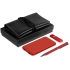 Набор Classy, ver.2, красный, 16 Гб, , органайзер - натуральная кожа; аккумулятор - пластик, покрытие софт-тач; флешка - пластик, покрытие софт-тач; ручка - металл, покрытие софт-тач
