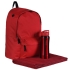 Набор Active, красный, , рюкзак - полиэстер, 600 d; бутылка - металл; пластик; полотенце - хлопок 100%, плотность 450 г/м²