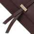Набор Lien: футляр для карточек и ручка, бордовый, , натуральная кожа; металл