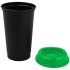 Набор Take Part, черный с зеленым, , сумка - хлопок, полиэстер; ручка, стакан - пластик; блокнот - картон, бумага