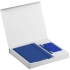 Набор Favor Memory, синий, , искусственная кожа; картон; пластик; покрытие софт-тач