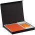 Набор Office Fuel, оранжевый, , искусственная кожа; пластик; переплетный картон