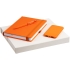 Набор Favor Memory, оранжевый, , искусственная кожа; картон; пластик; покрытие софт-тач