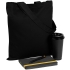 Набор Velours Bag, черный с желтым, , хлопок, полиэстер, пластик, искусственная кожа
