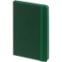 Блокнот Shall, зеленый, с белой бумагой, , искусственная кожа, покрытие софт-тач