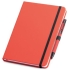 Набор: блокнот Advance с ручкой, красный с черным, , пластик; искусственная кожа