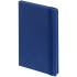 Блокнот Shall, синий, с белой бумагой, , искусственная кожа, покрытие софт-тач