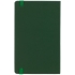 Блокнот Shall, зеленый, с белой бумагой, , искусственная кожа, покрытие софт-тач