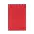 Блокнот Nettuno mini в клетку, красный, , бумага