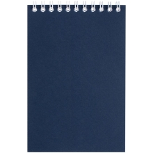 Блокнот Dali Mini в клетку, синий