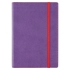 Блокнот Vivid Colors в мягкой обложке, фиолетовый, , искусственная кожа