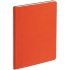 Блокнот Verso в клетку, оранжевый, , искусственная кожа