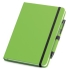 Набор: блокнот Advance с ручкой, зеленый с черным, , пластик; искусственная кожа