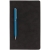 Блокнот Magnet с ручкой, черно-голубой
