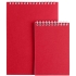 Блокнот Dali Mini в клетку, красный, , бумага; картон Блокнот Dali Mini в клетку, красный, , бумага; картон