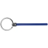 Элемент брелка-конструктора «Хлястик с кольцом и зажимом», синий, , хлястик - искусственная кожа; кольцо, наконечник - металл