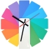 Часы настенные Transformer Clock. White & Multicolor, , 