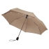 Складной зонт TAKE IT DUO, бежевый, , купол - полиэстер, 190t; каркас - нержавеющая сталь