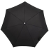 Складной зонт Alu Drop, 3 сложения, 7 спиц, автомат, черный, , купол - полиэстер, 190t