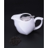 Заварочный чайник «Эстет», белый, , керамика; металл