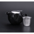 Заварочный чайник «Эстет», черный, , керамика; металл