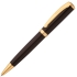 Ручка шариковая Forza, черная с золотистым, , металл