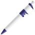 Ручка шариковая «Штангенциркуль», белая с синим, , пластик