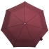 Складной зонт TAKE IT DUO, бордовый, , купол - полиэстер, 190t; каркас - нержавеющая сталь