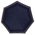 Складной зонт TAKE IT DUO, синий в полоску, , каркас - нержавеющая сталь; купол - полиэстер, 190t