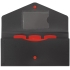 Органайзер для путешествий Envelope, черный с красным, , полипропилен