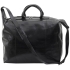 Сумка дорожная Italico, черная, , натуральная кожа