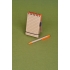 Блокнот на кольцах Eco Note с ручкой, оранжевый, , 