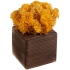 Декоративная композиция GreenBox Fire Cube, желтый, , дерево