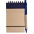 Блокнот на кольцах Eco Note с ручкой, синий